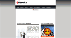 Desktop Screenshot of foveonics.com