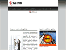 Tablet Screenshot of foveonics.com